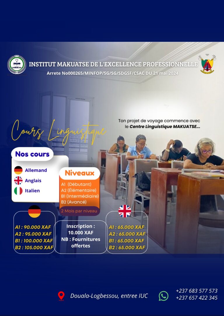 Flyer de reprise des cours de langue — IMEP
